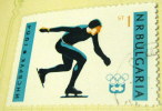 Bulgaria 1964 Winter Olympics Innsbruck Speed-skating 1s -used - Usados