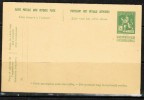 BELGIUM    STATIONARY POST CARD 5 CENT UNUSED With RETURN CARD - Andere & Zonder Classificatie