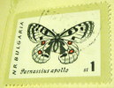 Bulgaria 1962 Butterflies Parnassius Apollo 1s - Used - Usados