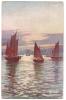 England - Plymouth - Early Evening - Cattewater - Oilette Series - 1909 - Raphael Tuck - Plymouth