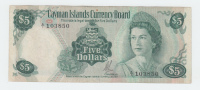 Cayman Islands 5 Dollars L. 1971 VF+ P 2 - Iles Cayman