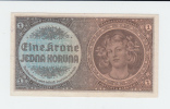 Bohemia & Moravia 1 Koruna 1940 XF German Occ. WWII - Segunda Guerra Mundial