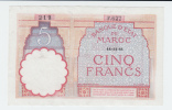 Morocco 5 Francs 14-11-1941 AXF Crisp Banknote P 23Ab 23A B - Marokko