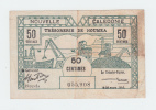 New Caledonia 50 Centimess 1943 VF P 54 - Nouvelle-Calédonie 1873-1985