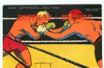 BOXE - BOXING - JEUX OLYMPIQUES 1924 -  Boxeur - Dos Scané - Boksen