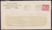 United States AMERICAN BRUSH MFG. CO Oregon, PORTLAND 1932 Cover Lake Placid Winter Olympics Stamp - Covers & Documents