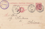 PATTI / SCIARA  - Card_ Cartolina Pubbl. " Avv. G. MESSANA Stellino " - 1907 - Reklame