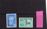 TURCHIA - TURKÍA - TURKEY 1960 ONU - NAZIONI UNITE - UNITED NATIONS SERIE COMPLETA MNH - Unused Stamps