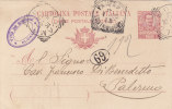 ALCAMO  /  PALERMO  - Card_ Cartolina Pubbl.  " VITO DE SIMONE  " - 1905 - Reklame