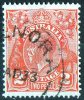 Australia 1931 King George V 2d Red C Of A Wmk Used - GLENORA TASMANIA - Gebruikt