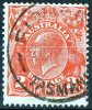 Australia 1931 King George V 2d Red C Of A Inverted Wmk Used - FINGAL TASMANIA - Gebraucht