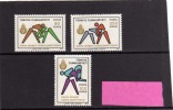 TURCHIA TURKÍA TURKEY 1974 WORLD WRESTLING CHAMPIONSHIPS CAMPIONATI MONDIALI LOTTA LIBERA COMPLETE SET SERIE MNH - Ungebraucht