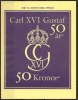 Czeslaw Slania. Sweden 1996. 50 Anniv King Carl XVI Gustaf. Booklet. Michel MH 213 MNH. Signed. - 1981-..
