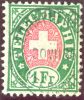 Heimat BE INTERLAKEN 1885-07-30 Datumstempel Auf Telgraphen-Marke Zu#17 - Telégrafo