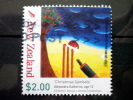 New Zealand - 2007 - Mi.Nr.2460 - Used - Christmas - Children´s Drawings - Beach Cricket Alexandra Eathorne - Gebruikt