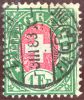 Heimat ZHs ZÜRICH FIL.BHF. 1883-03-03 Poststempel Auf Telegraphen-Marke Zu#17 - Télégraphe