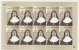 Australia.....:     2010 Mary Mackillop  Sheetlet MNH - Fogli Completi