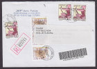 Poland Registered Recommandée Einschreiben Label Mult Franked WARSZAWA 2002 Cover To TILBURG Netherlands - Used Stamps