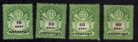 Hongrie 1946 N°Y.T. :  829 à 832 * - Unused Stamps