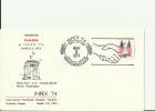 USA 1974 - FDC HONORING CANADA AT IMPEX '74  W 1 ST. OF 10 CENTS  POST PORTLAND OR MAR 2  RE407 - 1971-1980