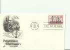 USA 1973 - FDC PROGRESS IN ELECTRONICS - LEE DEFOREST  W 1  STAMP OF 11 CENTS POSTMARKED NEW YORK NY  JUL 10  RE411 - 1971-1980