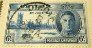 Ceylon 1946 Victory Houses Of Parliament UK 6c - Used - Ceylan (...-1947)