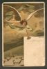 ANGEL  WITH  HORN  , SIGNED  MAILICK  , OLD  POSTCARD - Mailick, Alfred