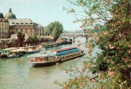 BR485 France Paris Les Bords De La Seine Boats Bateaux Not Used Perfect Shape 2 Scans - La Seine Et Ses Bords