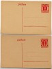 DANZIG P12 Postkarten 1921 VERSCHNITTEN Kat. 16,00 + € - Postal  Stationery