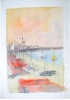 Morlaine Jean Aquarelle Originale La Baule 44 Loire Atlantique - Aquarelles