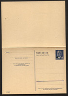 DDR P63 Antwort-Postkarte 1954 Kat. 30,00 € - Postcards - Mint