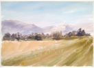 Gallet Ch Aquarelle Originale Le Grésivaudan Isère Savoie - Aquarelles