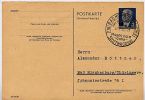 Sost. BAD HOMBURG Vd HÖHE 1955 Auf DDR P 63 A Antwort-Postkarte - Thermalisme