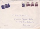 A002 - Inde, Lettre De Pondicherry Pour La France - Unused Stamps