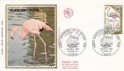 FDC  France 1970: Flamant Rose - Flamingos
