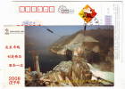 Longtan Hydro Power Station,dam,CN 08 China 7th Water-power Engineering Bureau Advertising Pre-stamped Card - Water