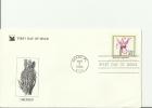 USA 1984- FDC ORCHIDS PACIFIC CALYPSO CALYPSO BULBOSA W 1 STAMP OF 20 C. POSTMARKED MIAMI FLA MAR 5,RE 527 - 1981-1990