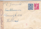 Belgique - Lettre Avec Censure - Léopold III - Armoiries - Lettres & Documents