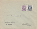 Belgique - Suisse - Lettre De 1924 - Houyoux - Montenez - Légation De Suisse En Belgique - Oblitération Brugg - Storia Postale