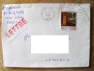 Cover Sent From France To Lithuania On 1995, Red Cross, Dog - Lettres & Documents