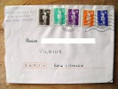 Cover Sent From France To Lithuania On 1996 - Lettres & Documents