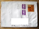 Cover Sent From France To Lithuania On 1995, Meilleurs Voeux, Special Cancel Lomme - Lettres & Documents