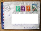 Cover Sent From France To Lithuania On 1995, Train D'artouste - Briefe U. Dokumente