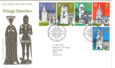 FDC 1972 Village Churches Issue Set Of 5  FDI  21st  June 1972 Canterbury  Neatly Addressed Official Post Cover - 1971-1980 Decimal Issues