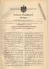 Original Patentschrift - Heiz-& Beleuchtungs GmbH In Heilbronn A.N., 1898 , Verschieben Von Gaslampen !!! - Luminaires & Lustres