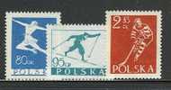 POLAND 1953 MICHEL  NO 831-833 MNH - Nuovi