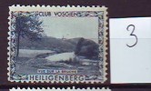 FRANCE. TIMBRE. VIGNETTE. CLUB VOSGIEN.............HEILIGENBERG VUE SUR LA BRUCHE - Tourism (Labels)