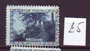 FRANCE. TIMBRE. VIGNETTE. CLUB VOSGIEN.............MUTZIG LE RABENFELS - Tourismus (Vignetten)