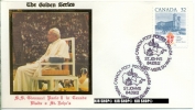 Visita A St. John`sl, 12. September 1984,  In Kanada, The Golden Series - Sobres Conmemorativos