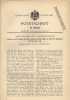 Original Patentschrift - G. Müller & Co In Schwäb. Gmünd , 1897 , Maschine Für Uhrgehäuse Und Serviettenringe !!! - Tools